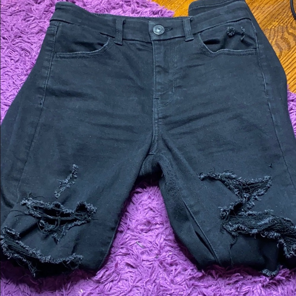 black American eagle jeans